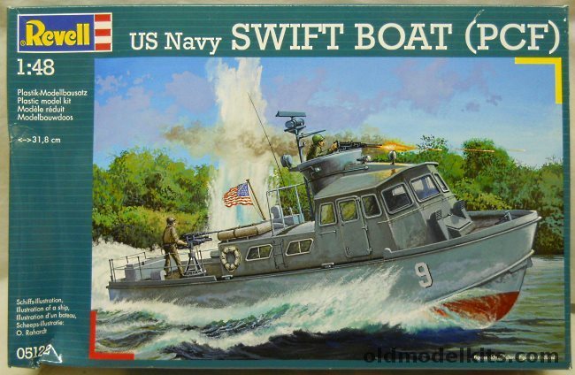 Revell 1/48 Vietnam US Navy Swift Boat (PCF) - (ex-Monogram Swift Patrol Boat), 05122 plastic model kit